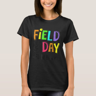Camiseta Dia De Diversão Do Campo No Dia Passado Do Estudo 