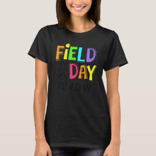 Camiseta Dia De Diversão Do Campo No Dia Passado Do Estudo