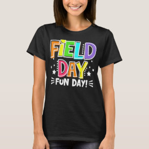 Camiseta Dia De Diversão Do Campo No Dia Passado Do Estudo