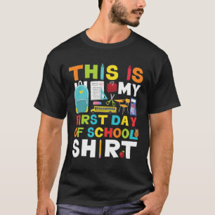 Camiseta Dia De Escola Meninos Meninas De Volta à Escola 