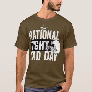Camiseta dia de fecho nacional apertado