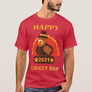 Camiseta Dia de Férias de Ação de Graças Presente Feliz Dia
