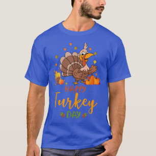 Camiseta Dia de Férias de Ação de Graças Presente Feliz Dia