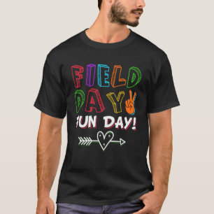Camiseta Dia de Festa de Campo Escola Arco-Íris Cor Criança
