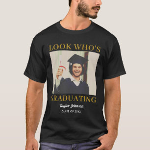 Camiseta Dia de Formatura Senior Foto Vintage Personalizada