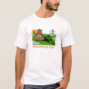 CAMISETA DIA DE GROUNDHOG: A SOMBRA ASSUSTADOR DE PHIL