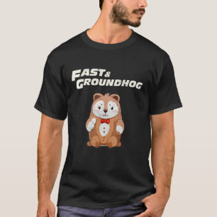 Camiseta Dia de Groundhog Rápido Repetitivo Engraçado_1