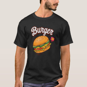 Camiseta Dia de Hambúrguer para fantasia escolar infantil H