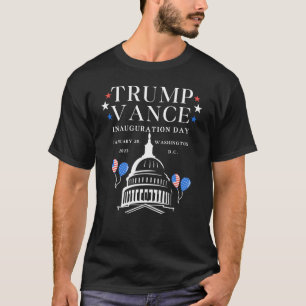 Camiseta Dia de Inauguração da Vance Trump