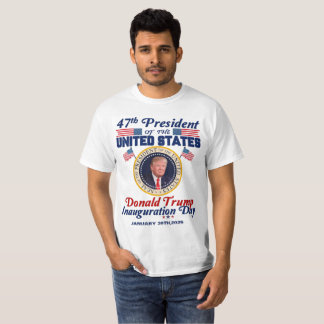 Camiseta Dia de Inauguração do TRUMP 2025