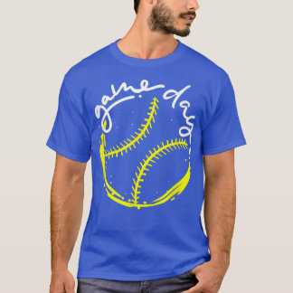 Camiseta Dia de Jogo Baseball Life, Softball Life for Mamãe