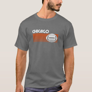 Camiseta Dia de Jogo de Futebol Retrô de Chicago