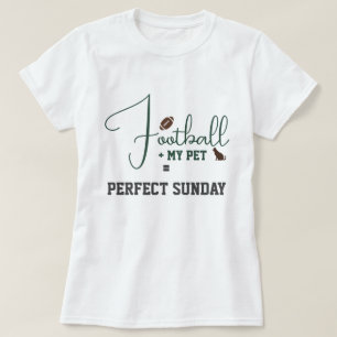 Camiseta Dia de Jogo de Futebol Script da Mamãe Gata Verde