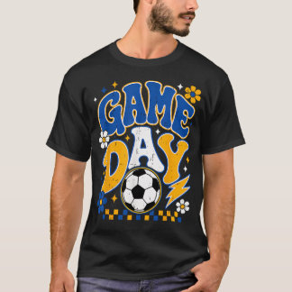 Camiseta Dia de Jogo de Futebol Vintage Feminino