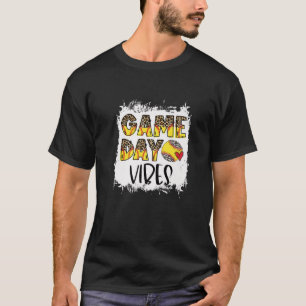 Camiseta Dia de Jogo de Softball Branqueado Vibes Tee Softb