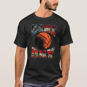 Camiseta Dia de Jogo Eu Adoro Basquete