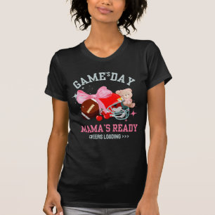 Camiseta DIA DE JOGO, MÃE ESTÁ PREPARADA Mãe de Futebol