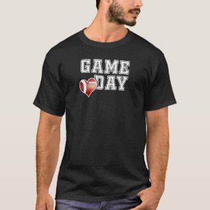 Camiseta Dia de Jogo Noturno de Futebol Bela