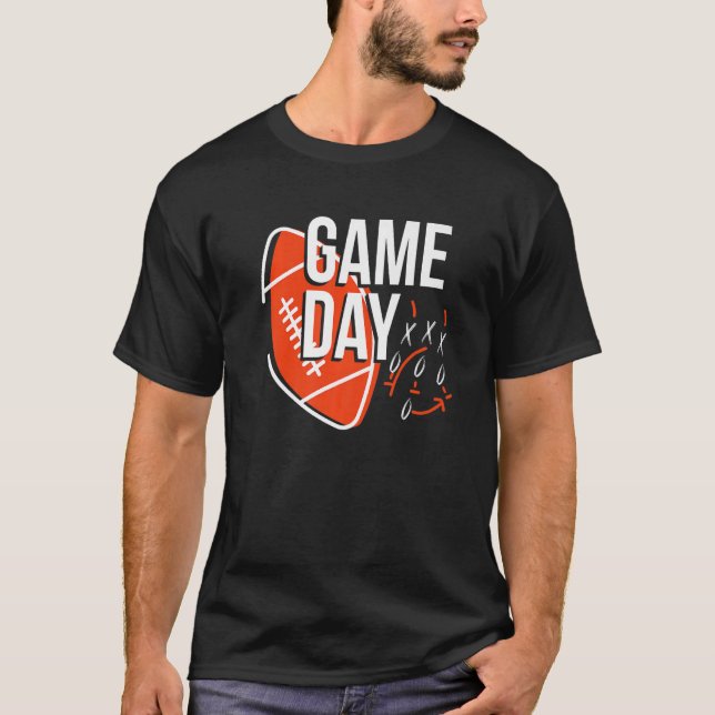 Camiseta Dia De Jogo Para Equipes De Fantasia De Futebol (Frente)