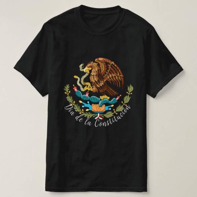 Camiseta Día de la Constitución (México) (Frente do Design)