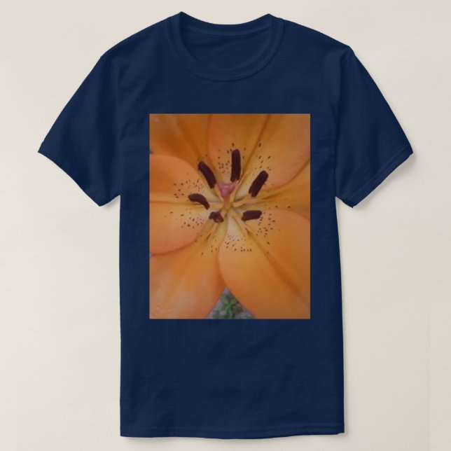 Camiseta dia de laranja lily (Frente do Design)