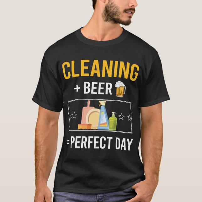 Camiseta Dia de Limpeza de Cerveja (Frente)