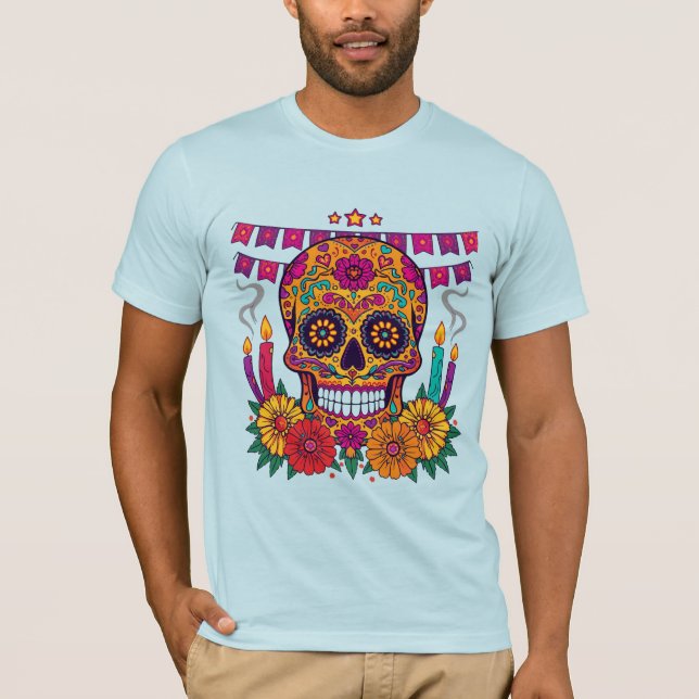 Camiseta Dia de los Muertos (Frente)