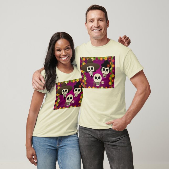 Camiseta Dia De Los Muertos (Unissex)