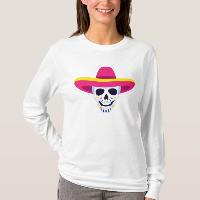 Camiseta Dia De Los Muertos (Frente)