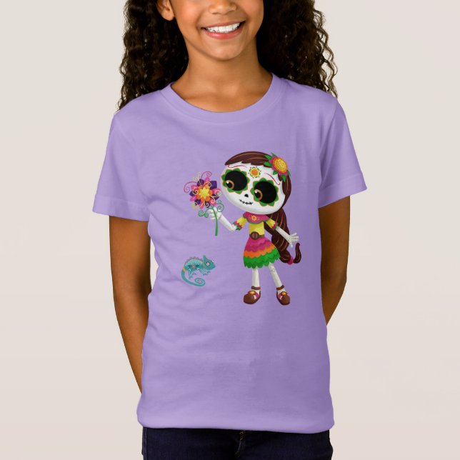 Camiseta Dia De Los Muertos Catrina (Frente)