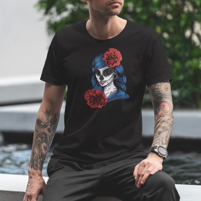 Camiseta Dia De Los Muertos Catrina Kalaka (Criador carregado)