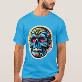 Camiseta Dia de los Muertos crânio 2