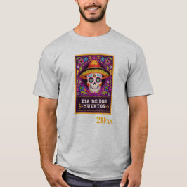 Camiseta Dia De Los Muertos datado