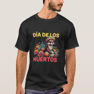 Camiseta Dia de Los Muertos Dia das Bruxas de Morte