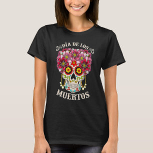 Camiseta Dia De Los Muertos Do Céu Morto Figurino H