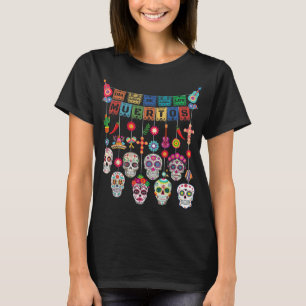 Camiseta Dia de Los Muertos Engraçado Dia dos Mortos