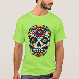 Camiseta Dia de los Muertos skull 11