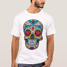 Camiseta Dia de los Muertos skull 9