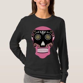 Camiseta Día De Los Muertos Skull Impressão