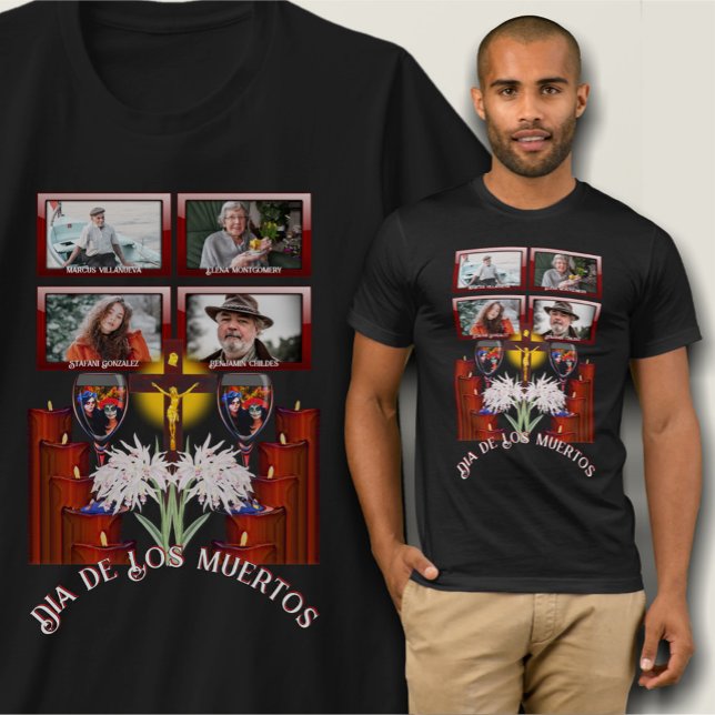Camiseta Dia de Los Muertos Vallarta Catrinas 1718 (Criador carregado)