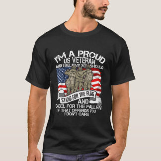 Camiseta Dia de Memória dos Veteranos Soldados Pai Ame