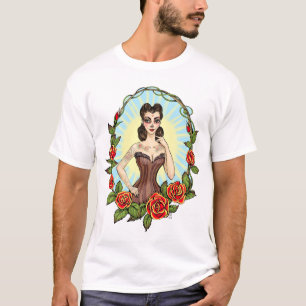 Camiseta Día de Muertos Dia da senhora inoperante do tatto