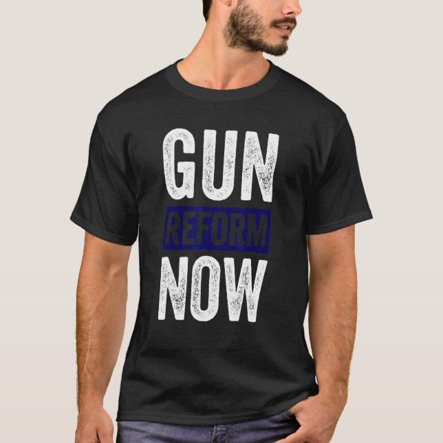 Camiseta Dia de Não Sensibilização das Armas Acabar O Sufic (Frente)