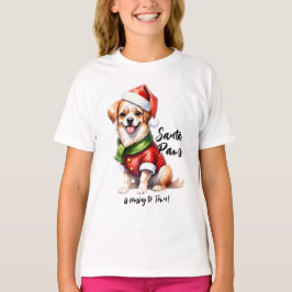 Camiseta Dia de Natal Veste o Pai Natal