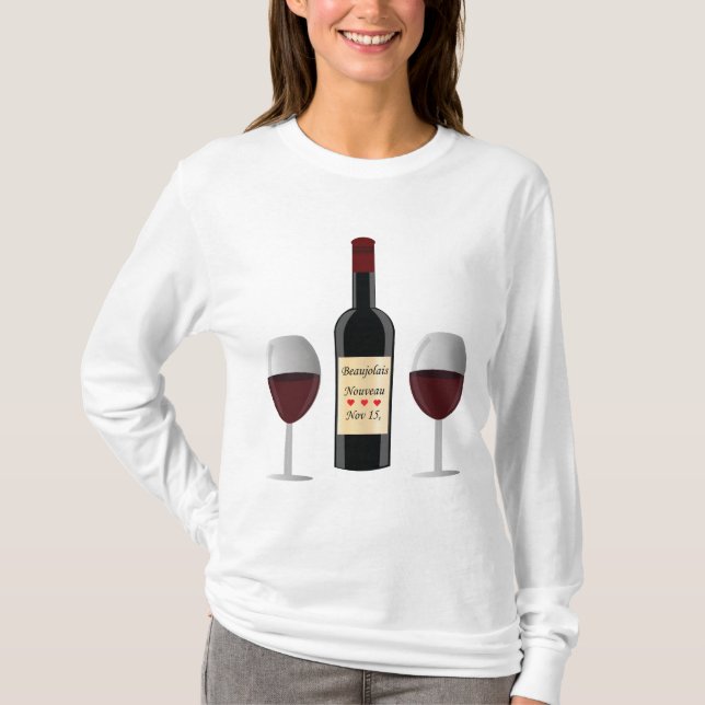 Camiseta Dia de Nouveau do Beaujolais (Frente)