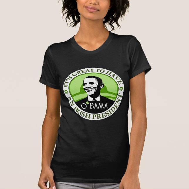 Camiseta Dia de Obama St Patrick (Frente)