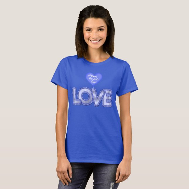 Camiseta Dia de os namorados (Frente Completa)