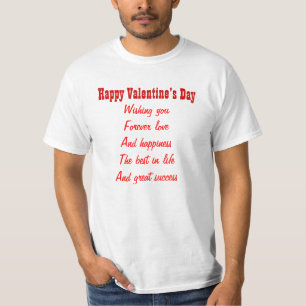 Camiseta Dia de os namorados