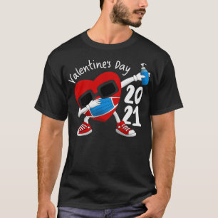 Camiseta Dia de os namorados 2021 com máscara e sa