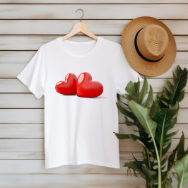 Camiseta Dia de os namorados 3d amor estéreo